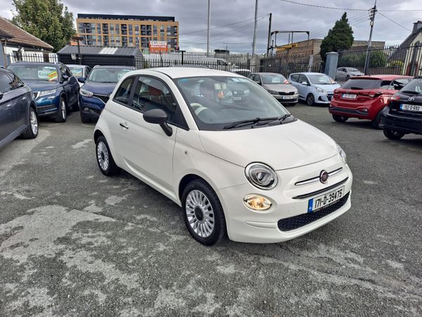 Fiat 500 Hatchback, Petrol, 2017, White
