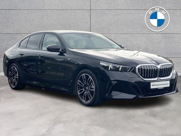 BMW 5-Series Saloon, Petrol Plug-in Hybrid, 2025, Black