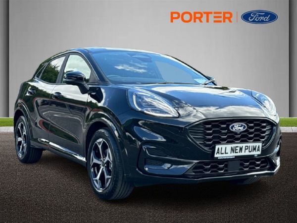 Ford Puma Crossover, Petrol Hybrid, 2025, Black