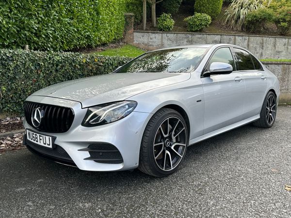 Mercedes-Benz E-Class Saloon, Petrol Hybrid, 2018, Silver