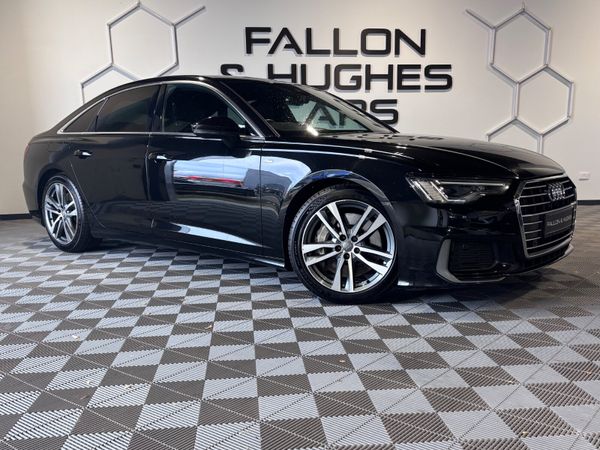 Audi A6 Saloon, Petrol Hybrid, 2021, Black