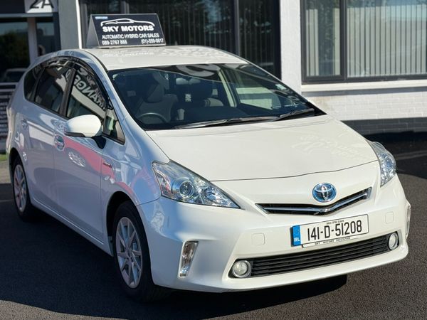 Toyota Prius MPV, Petrol Hybrid, 2014, White