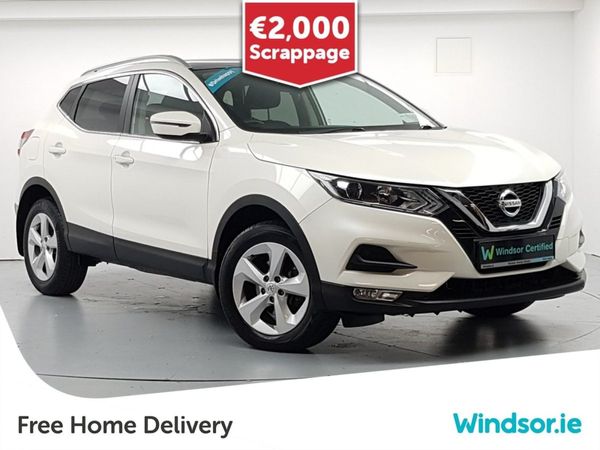 Nissan Qashqai MPV, Petrol, 2019, White