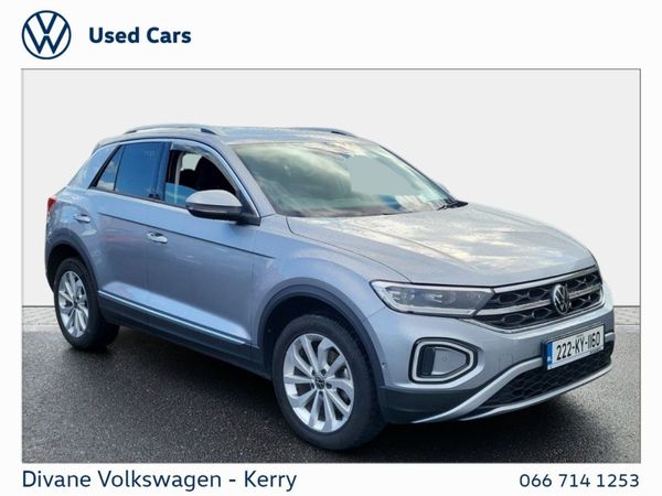 Volkswagen T-Roc SUV, Petrol, 2022, Silver