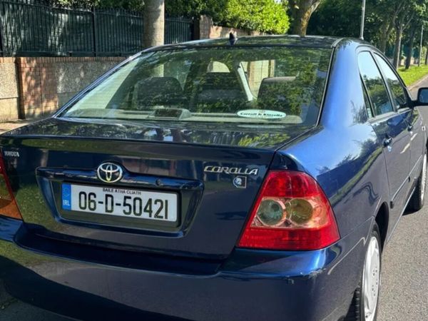 Toyota Corolla Saloon, Petrol, 2006, Blue