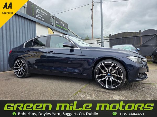 BMW 3-Series Saloon, Diesel, 2017, Blue