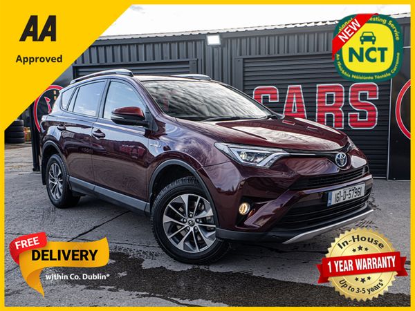 Toyota RAV4 SUV, Petrol Hybrid, 2016, Red