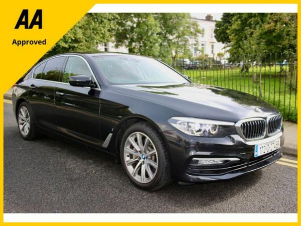 BMW 5-Series Saloon, Petrol Plug-in Hybrid, 2017, Black