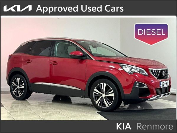 Peugeot 3008 MPV, Diesel, 2018, Red