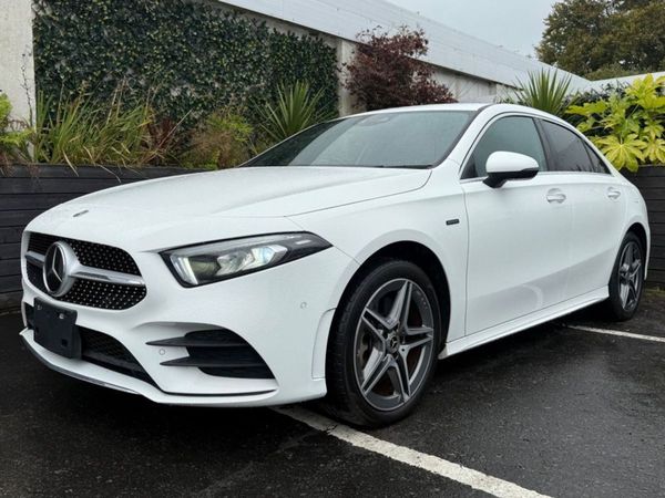 Mercedes-Benz A-Class Saloon, Hybrid, 2021, White
