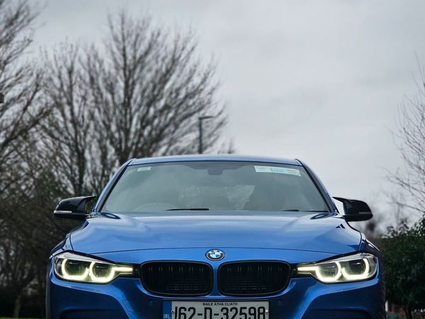 BMW 3-Series Saloon, Petrol Plug-in Hybrid, 2016, Blue