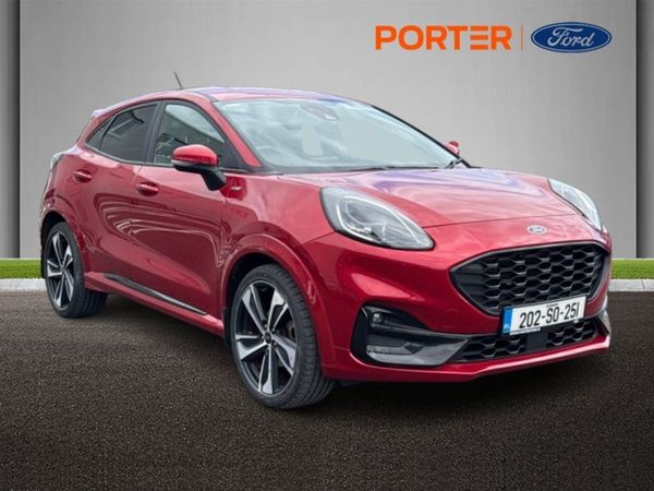 Ford Puma MPV, Petrol Hybrid, 2020, Red