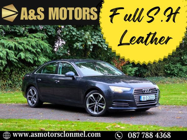 Audi A4 Saloon, Diesel, 2018, Blue