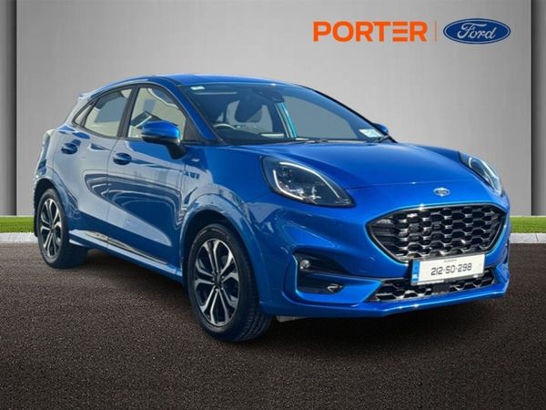 Ford Puma MPV, Petrol Hybrid, 2021, Blue
