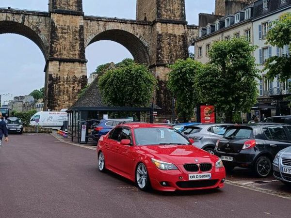BMW 5-Series Saloon, Diesel, 2008, Red