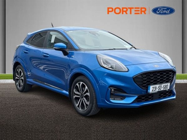 Ford Puma MPV, Petrol Hybrid, 2023, Blue