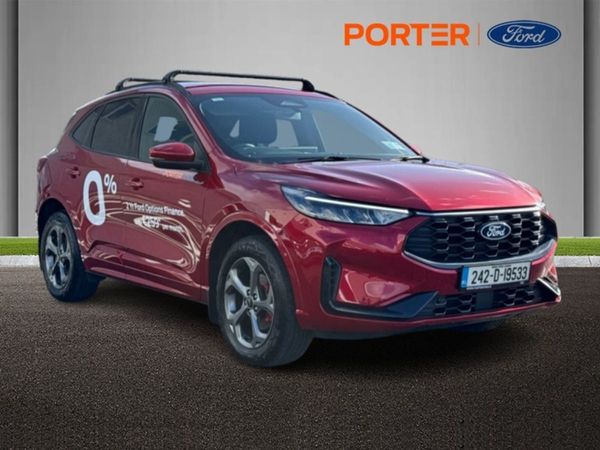 Ford Kuga SUV, Petrol Plug-in Hybrid, 2024, Red