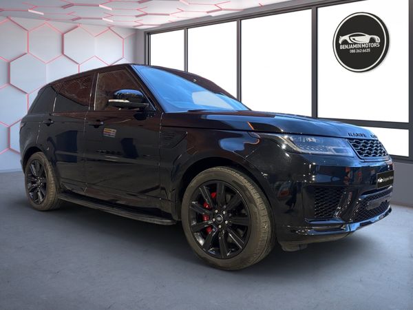 Land Rover Range Rover Sport SUV, Petrol Plug-in Hybrid, 2021, Black