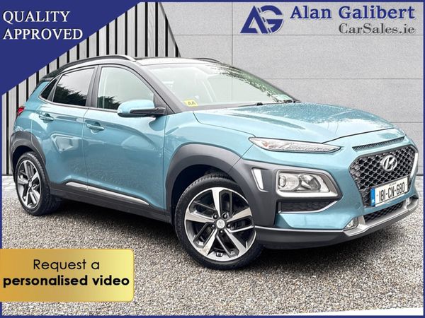 Hyundai KONA MPV, Petrol, 2018, Blue