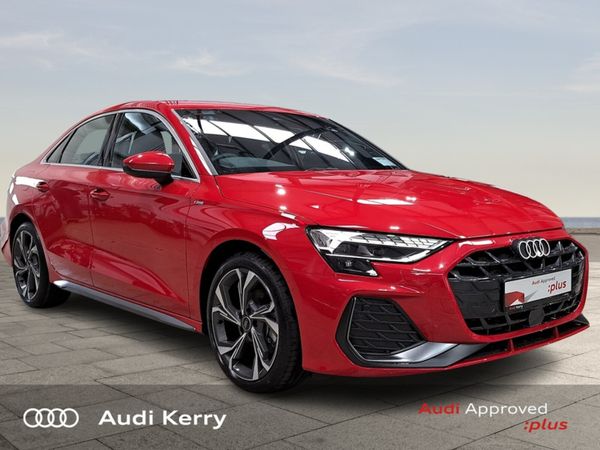 Audi A3 Saloon, Petrol, 2025, Red