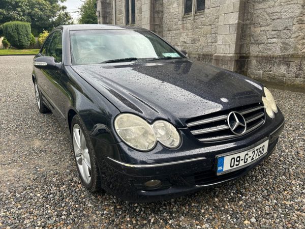 Mercedes-Benz CLK Coupe, Diesel, 2009, Black