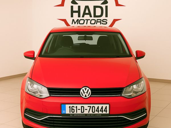 Volkswagen Polo Hatchback, Petrol, 2016, Red