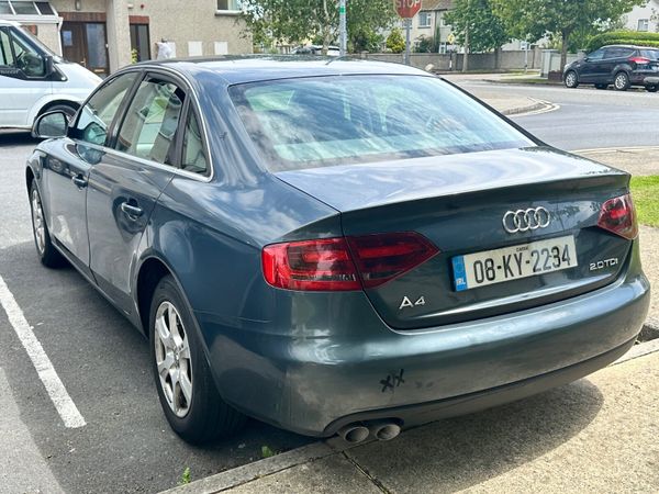 Audi A4 Saloon, Diesel, 2008, Grey