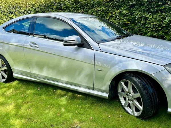 Mercedes-Benz C-Class Coupe, Petrol, 2011, Silver