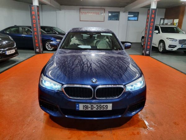 BMW 5-Series Saloon, Petrol Plug-in Hybrid, 2019, Blue