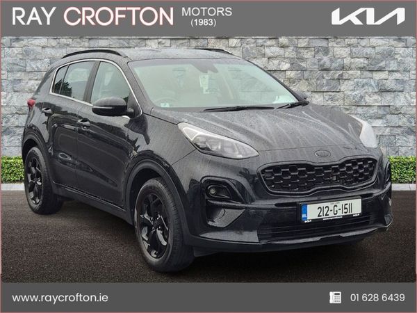 Kia Sportage SUV, Diesel Hybrid, 2021, Black