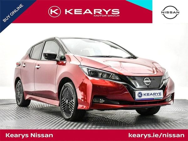 Nissan Leaf Hatchback, Electric, 2023, Red