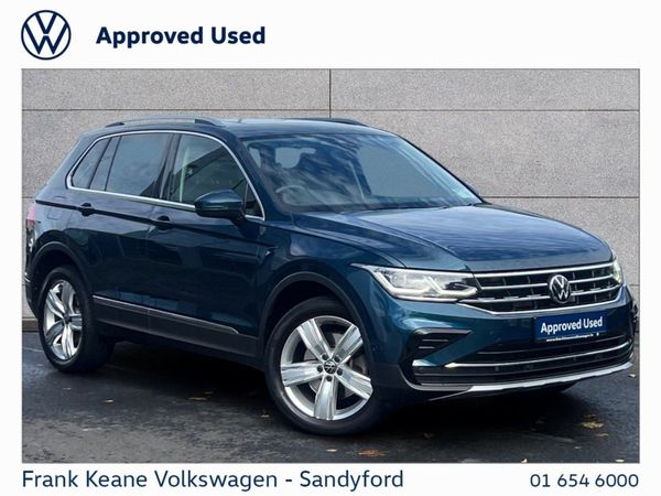 Volkswagen Tiguan SUV, Petrol Plug-in Hybrid, 2022, Blue