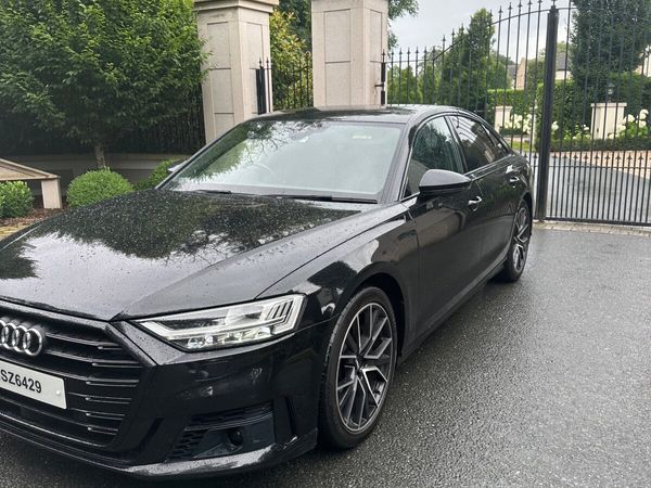 Audi A8 Saloon, Diesel Hybrid, 2020, Black