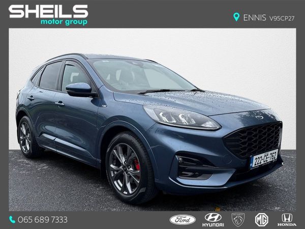 Ford Kuga SUV, Diesel Hybrid, 2022, Blue