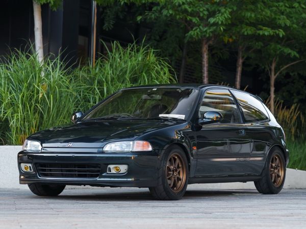Honda Civic Hatchback, Petrol, 1992, Green