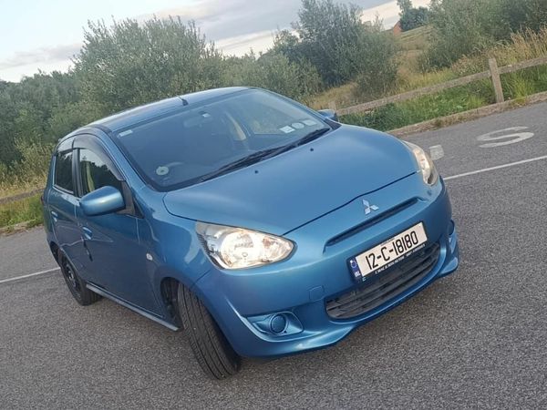 Mitsubishi Mirage Hatchback, Petrol, 2012, Blue