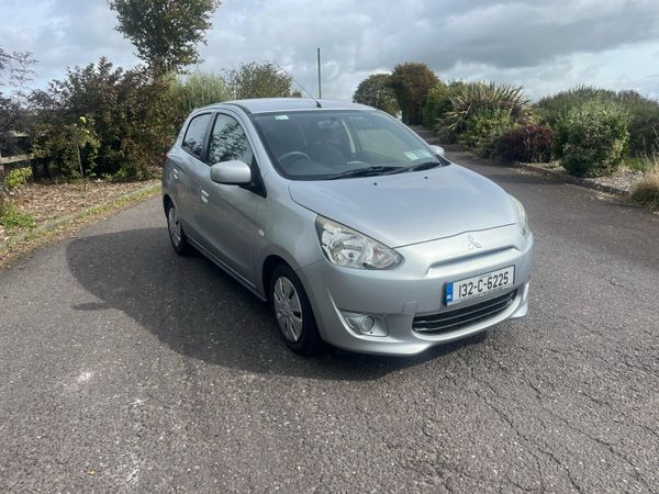Mitsubishi Mirage Hatchback, Petrol, 2013, Silver