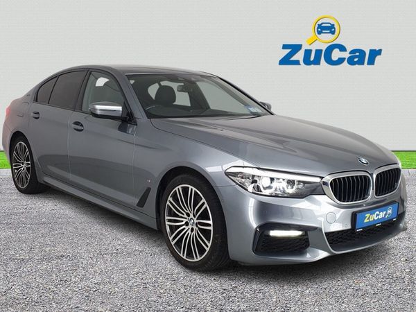 BMW 5-Series Saloon, Petrol Plug-in Hybrid, 2018, Blue