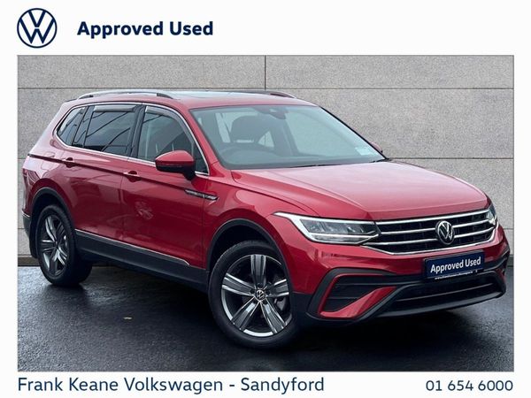 Volkswagen Tiguan Allspace SUV, Diesel, 2023, Red