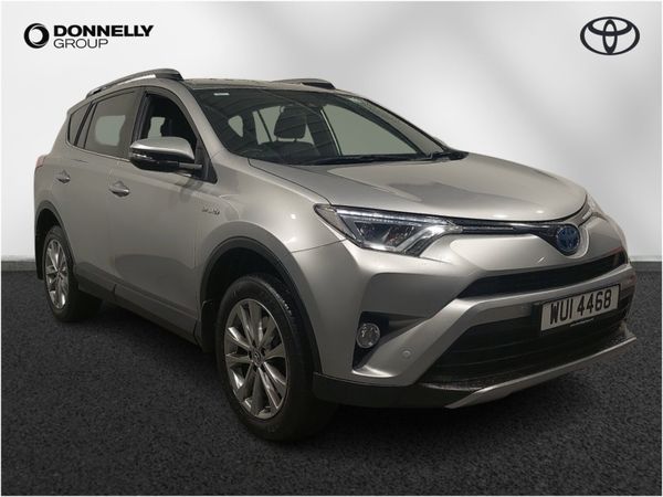Toyota RAV4 Estate, Petrol Hybrid, 2017, Silver