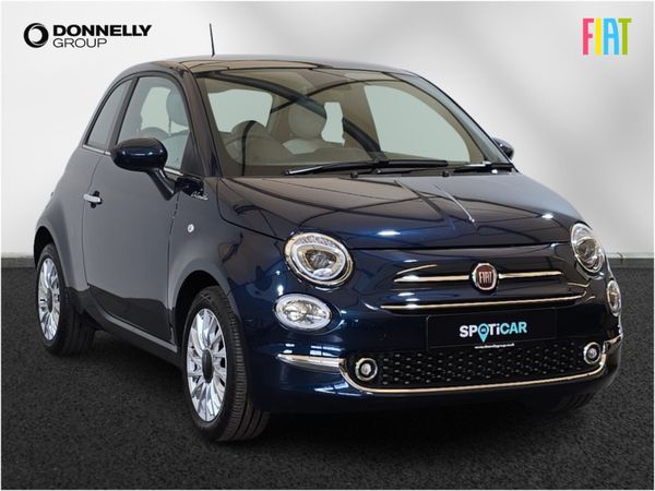 Fiat 500 Hatchback, Petrol, 2022, Blue
