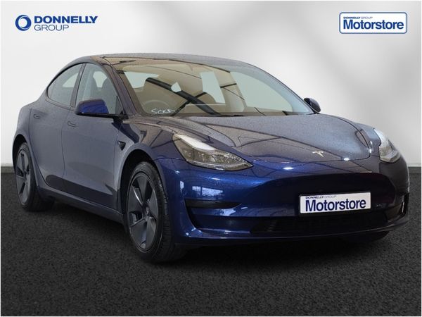 Tesla Model 3 Saloon, Electric, 2021, Blue