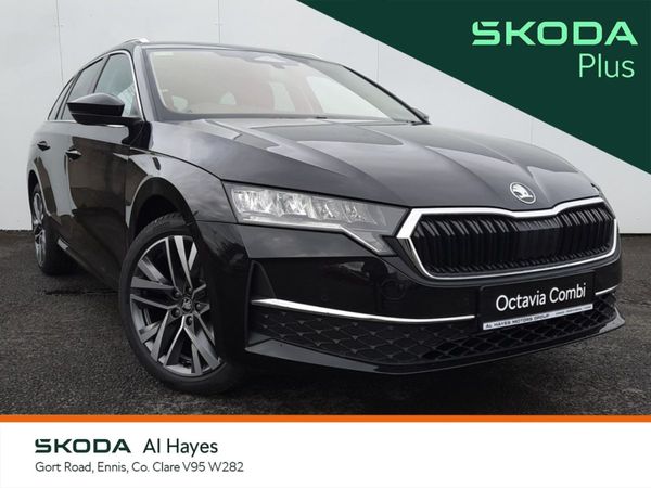 Skoda Octavia Estate, Petrol, 2025, Black