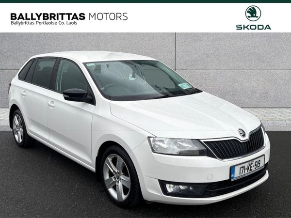 Skoda Rapid Hatchback, Diesel, 2017, White