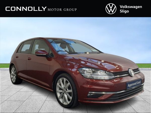 Volkswagen Golf Hatchback, Diesel, 2019, Red