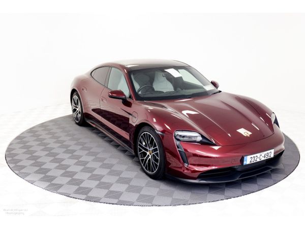 Porsche Taycan Hatchback, Electric, 2023, Red