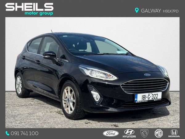 Ford Fiesta Hatchback, Petrol, 2018, Black