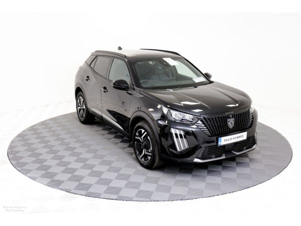 Peugeot 2008 SUV, Petrol Hybrid, 2025, Black