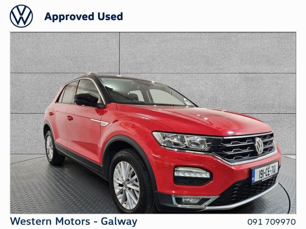 Volkswagen T-Roc SUV, Petrol, 2019, Red