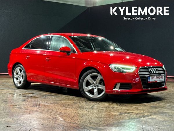 Audi A3 Saloon, Petrol, 2018, Red
